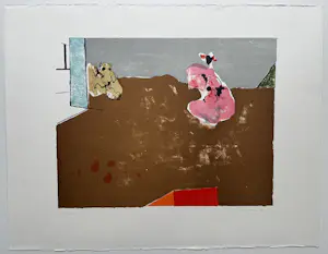 Constant - handgesigneerde litho | 'Vrouw en hond' | 1965 kaufen? Bieten Sie von 600!