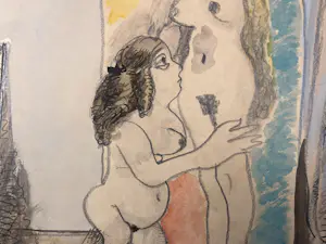 Ed Dukkers - Twee naakten in een interieur kopen? Bied vanaf 100!