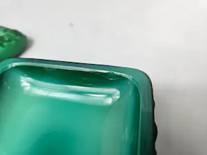 Curt Schlevogt - Ingrid Heinrich Hoffmann Malachiet glazen doos met deksel kopen? Bied vanaf 50!