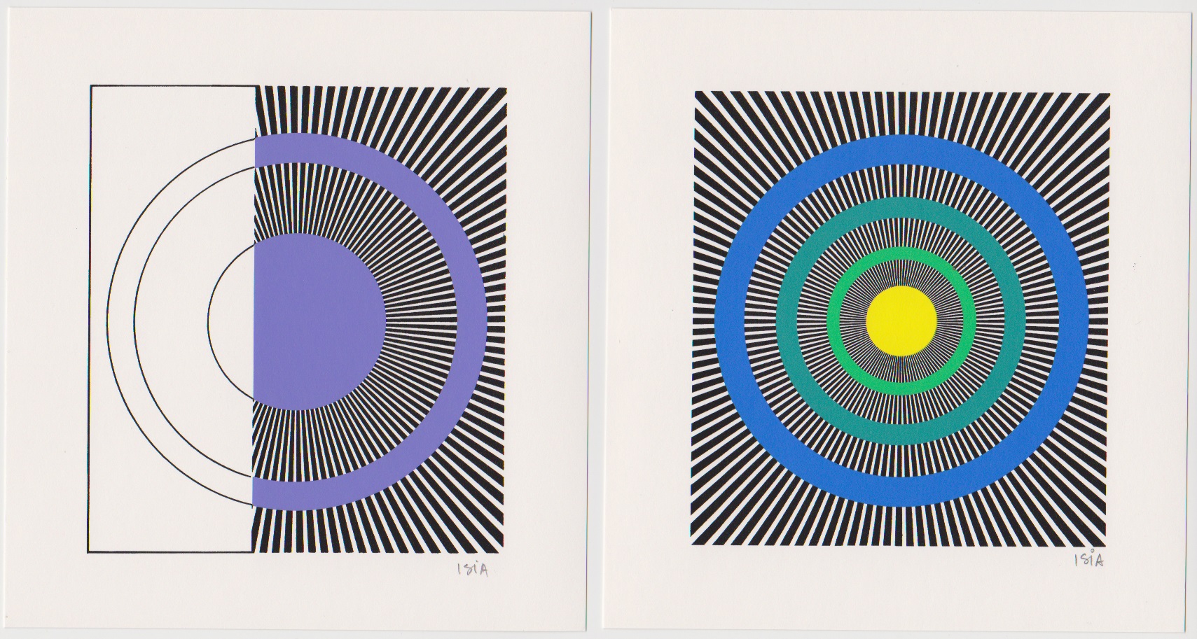 Isia Leviant - Geometrische Composities I en II kopen? Bied vanaf 40!