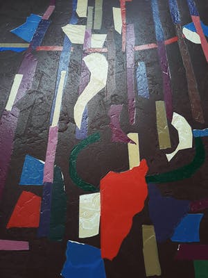Andre Lanskoy - Abstracte compositie, litho met reliëfdruk kopen? Bied vanaf 1!