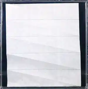 Yvonne Kracht - Gevouwen litho, 4LR - Ingelijst verkocht voor € 50!