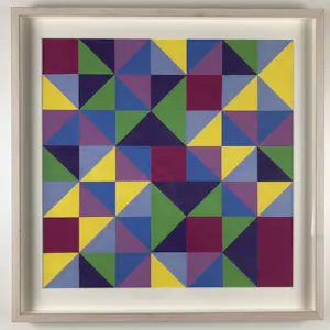 Jaap Egmond - gouache op papier - zonder titel - 1980 (UNIEK WERK, INGELIJST) kopen? Bied vanaf 1650!