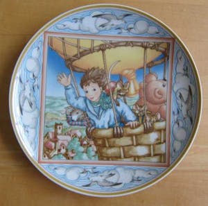 Villeroy & Boch - wandbordjes 4x Kinderträume Kinderkankerfonds kopen? Bied vanaf 16!