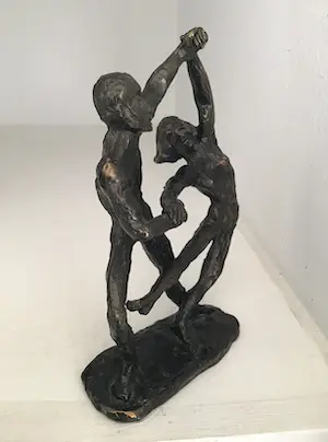 Astrid Veldhuyzen-Koppen - Sculptuur “ DANSPAAR “. Gesigneerd kopen? Bied vanaf 1!