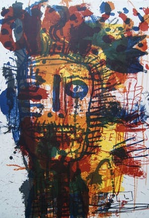 Rik van Iersel - Litho, Zonder titel kopen? Bied vanaf 1!