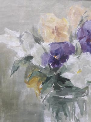 Jopie Limburg - Jopie Limburg (1905 - 1991), bloemstilleven in vaas. kopen? Bied vanaf 39!