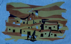 Cor Basart - houtsnede - 1962 kopen? Bied vanaf 45!