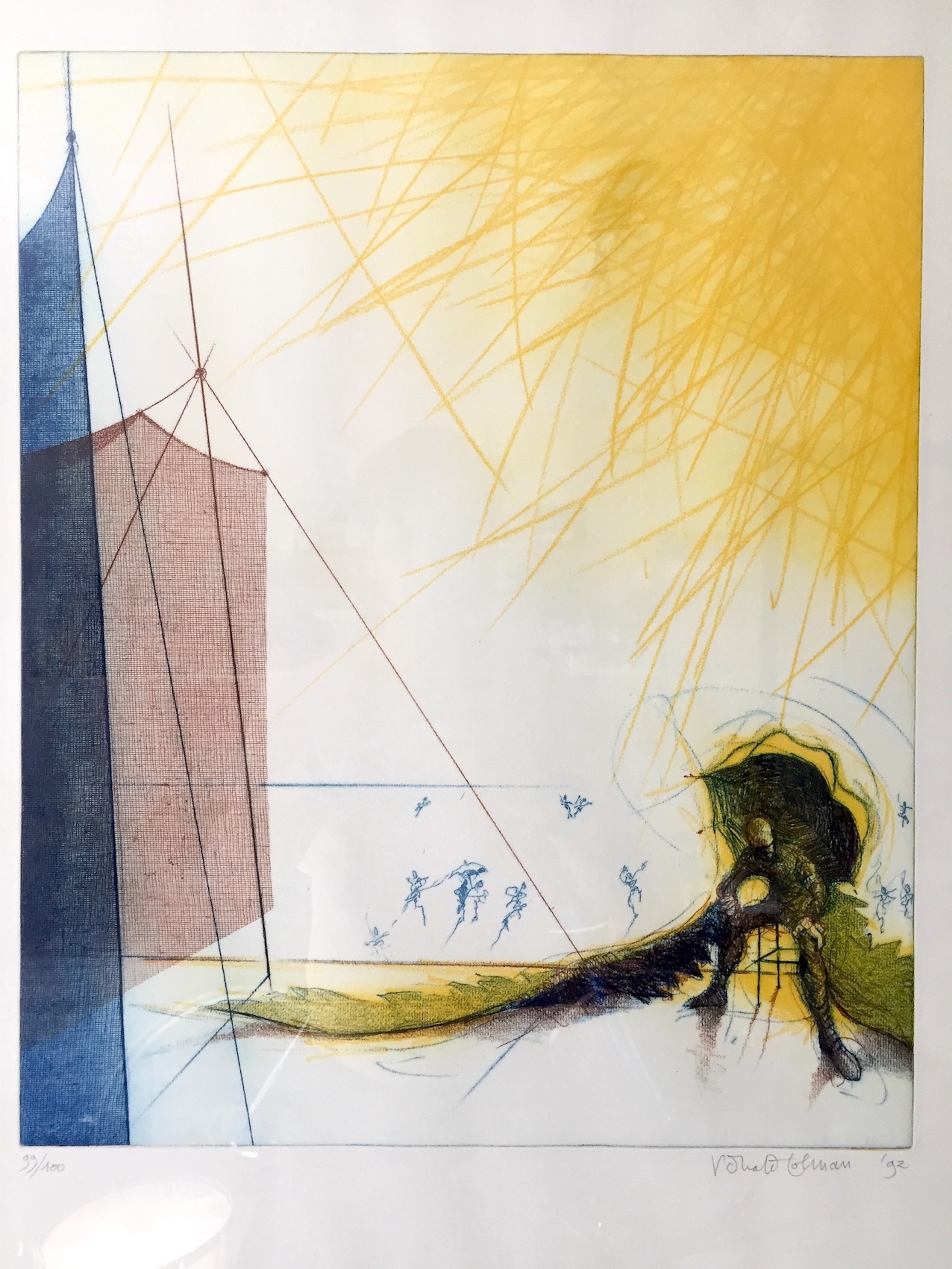 Ronald Tolman - Kleurets (tweeluik), Ingelijst kopen? Bied vanaf 240!