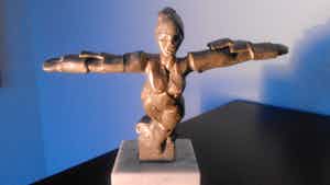 Brons (Onbekend) - Boekenengel verkocht voor € 39!