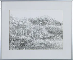 Bernard Koelman - Pentekening, Land - Ingelijst kopen? Bied vanaf 1!