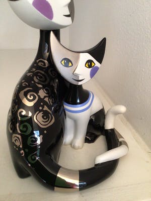 Rosina Wachtmeister - Kattenbeeld “ Ricario en Marica “ kopen? Bied vanaf 95!