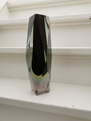 Flavio Poli - Somerso facet geslepen vaas kopen? Bied vanaf 75!