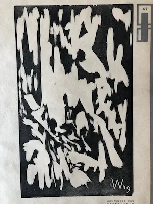 Erich Wichmann - Houtsnede uit Wendingen ( 2 stuks ) kopen? Bied vanaf 50!