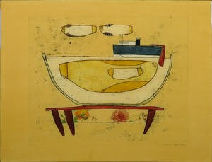 Ellen van Toor - Zeefdruk in epoxy, En Vol - Met ophangsysteem kopen? Bied vanaf 1!