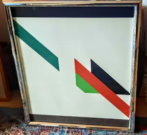 Horst Scheffler - Kunstdruck Abstrakte Composition 1971 handsigniert nummeriert 36/75 mit Rahmen kopen? Bied vanaf 320!