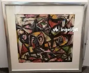 Theo Wolvecamp - COBRA-zeefdruk zonder titel op katoenzijde kopen? Bied vanaf 83!