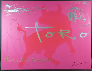 Leon Bosboom - Acryl op doek, Toro de Espagna (Groot formaat) kopen? Bied vanaf 150!