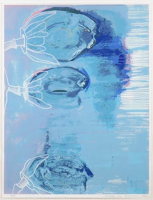 Danielle van Broekhoven - Zeefdruk, Bloemknoppen - Ingelijst kopen? Bied vanaf 1!