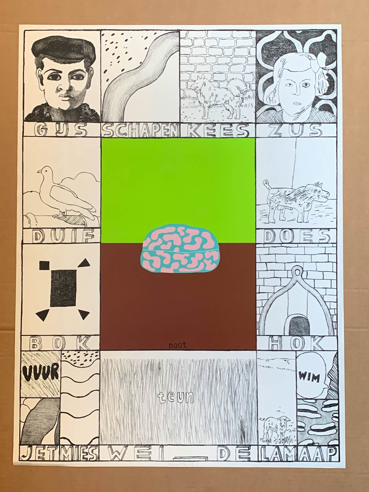 Reinier Lucassen - Leesplank Aap - Noot - Mies kopen? Bied vanaf 79!