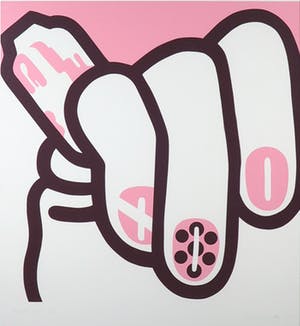 Marte Roling - Zeefdruk, Handen 26 E - Ingelijst kopen? Bied vanaf 1!