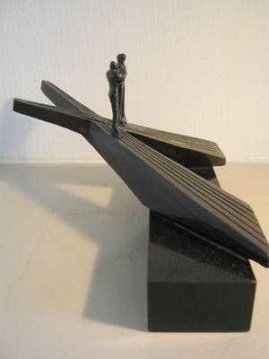 Corry Ammerlaan - Op Scheiding van Wegen - bronzen versie - inclusief certificaat kopen? Bied vanaf 125!