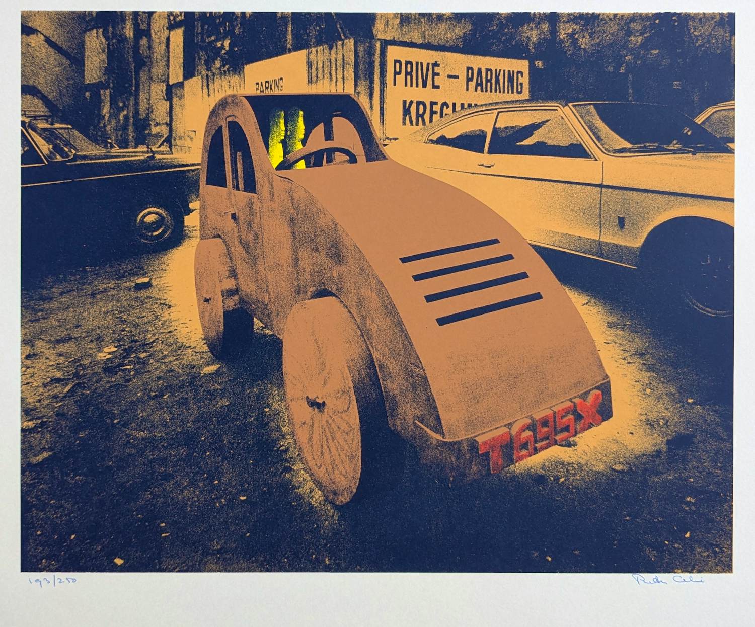 Pieter Celie - compositie met racewagen kopen? Bied vanaf 49!