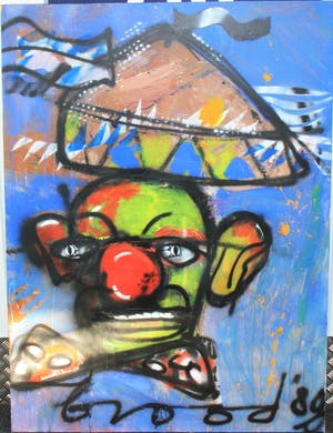 Herman Brood - Groot Werk: Abstracte compositie kopen? Bied vanaf 4000!