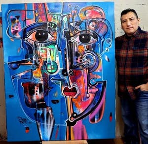 Simeon Gonzales - Rostro de Mujer en Primaverea kopen? Bied vanaf 849!