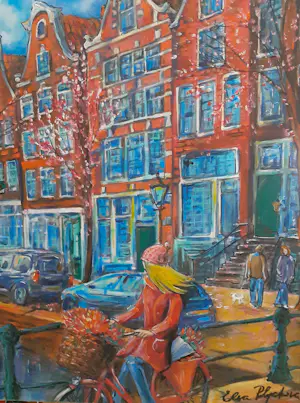 Elva Polyakova - Spring time in Amsterdam kopen? Bied vanaf 350!