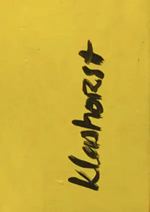 Peter Klashorst - African Woman - Yellow kopen? Bied vanaf 450!