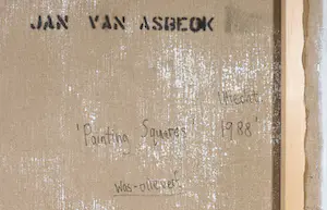 Jan van Asbeck - Olieverf op doek, Painting squares (Zeer groot) kopen? Bied vanaf 1!