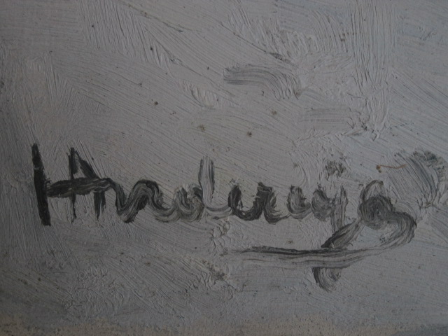 Hildegard Helene Anna Andereija - Sfeerfol impressionistisch olieverf "Middelburg in de sneeuw" gesigneerd kopen? Bied vanaf 1!