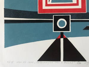 Gijsbert Jan van Koppenhagen - Kleurenhoutsnede - 1974 - 7/30 - Gesigneerd kopen? Bied vanaf 55!