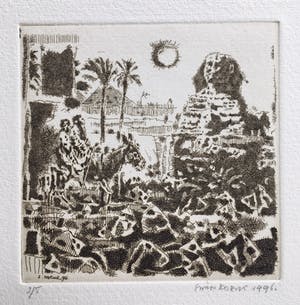 Simon Koene - Kinderen op ezeltje bij de grote sfinx van Gizeh kopen? Bied vanaf 15!