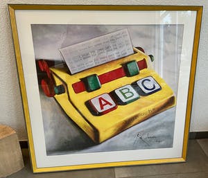 Rob Scholte - ABC - Zeefdruk - Nr. 9 - Nieuw ingelijst - 2003 kopen? Bied vanaf 310!