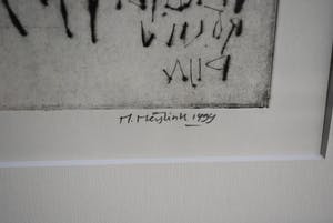 Nicolle Meijlink - Hij en Zij - droge naald ets - oplage nr 1 uit slechts 6 ex. kopen? Bied vanaf 50!