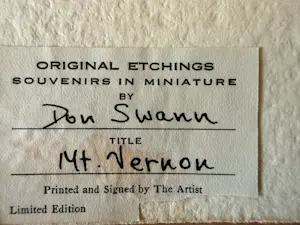 Don Swann - Mount Vernon kopen? Bied vanaf 50!