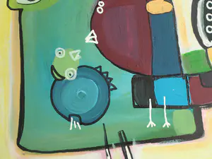 Jasper Banen - Acrylverf op doek , ingelijst , Voor de bevalling – 2021 kopen? Bied vanaf 110!