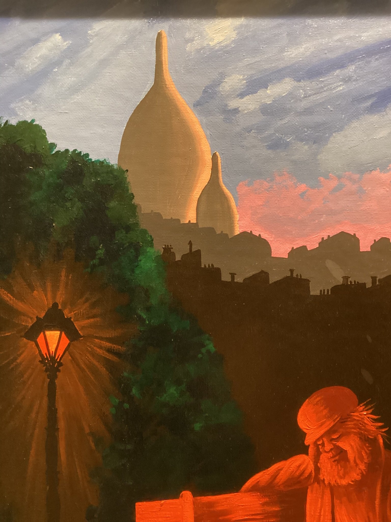 Nicolas Riaboff - Sfeervol gezicht op Montmartre met de Sacré-Cœur kaufen? Bieten Sie von 20!