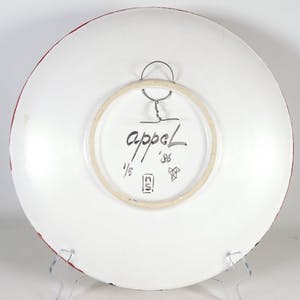 Karel Appel - Wandbord van geglazuurd keramiek, Zonder titel kopen? Bied vanaf 1500!
