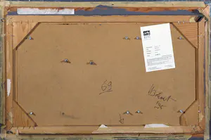 Jan Bollaert - 'Bertrand' - metalen sculptuur / mixed media in eigen lijsting kopen? Bied vanaf 45!