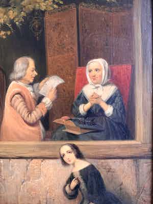 Gijsbertus Arnoldus Gretser - De ‘luistervink’. verkocht voor € 175!