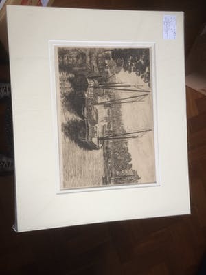 Louis Landre - Ets nr 1 Gezicht op Leuvenhaven Rotterdam kopen? Bied vanaf 95!