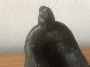 Brons (Onbekend) - Prachtig bronzen beeldje " VROUW " heel apart kopen? Bied vanaf 45!