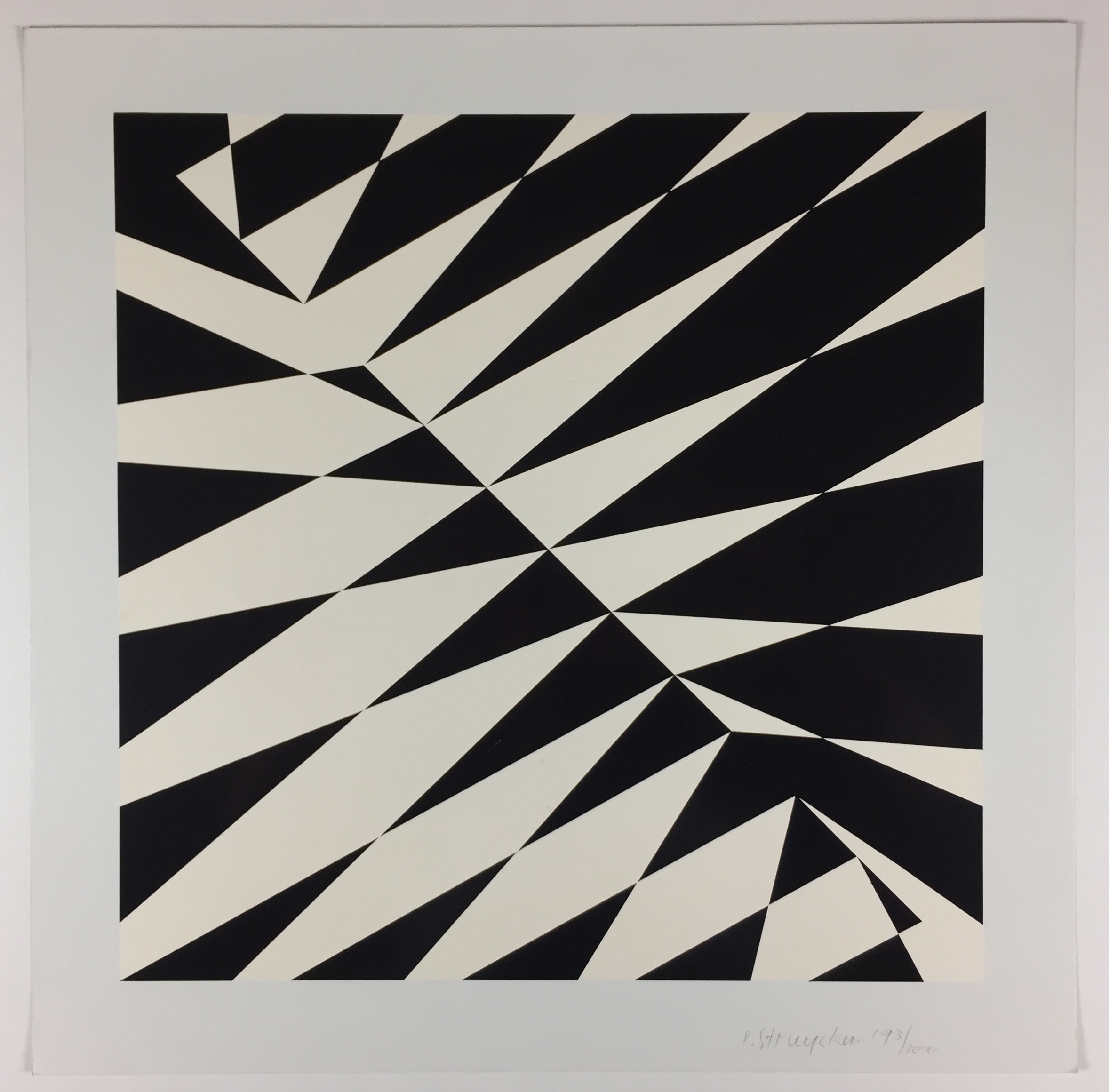 Peter Struycken - geometrisch abstracte compositie - 1966 kopen? Bied vanaf 249!