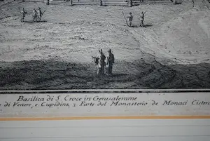 Giovanni Battista Piranesi - en Giuseppe Vasi : Rome-BASILICA DI S.CROCE- gravure ca.1747 - incl kunstboek kopen? Bied vanaf 150!
