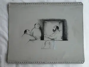 Metten Koornstra - Originele drukplaat , “De Conversatie” – 1970 kopen? Bied vanaf 25!