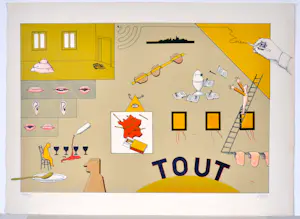 Jan Voss - Tout - Litho - Gesigneerd - 55x77 cm - 1969 kopen? Bied vanaf 50!