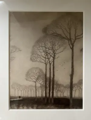 Jan Mankes - Originele Heliogravure - Bomenrij 1927 kopen? Bied vanaf 250!